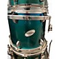 Used Ludwig 5 Piece Accent CS Emerald Green Drum Kit