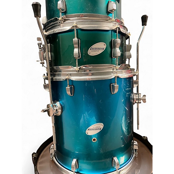 Used Ludwig 5 Piece Accent CS Emerald Green Drum Kit