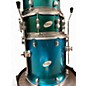 Used Ludwig 5 Piece Accent CS Emerald Green Drum Kit