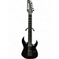 Used Ibanez RGIXL7 Satin Black Solid Body Electric Guitar thumbnail