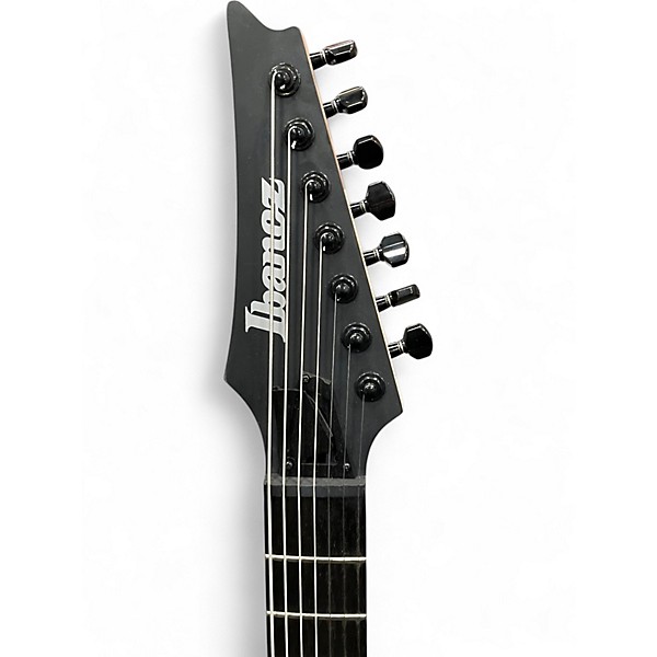 Used Ibanez RGIXL7 Satin Black Solid Body Electric Guitar