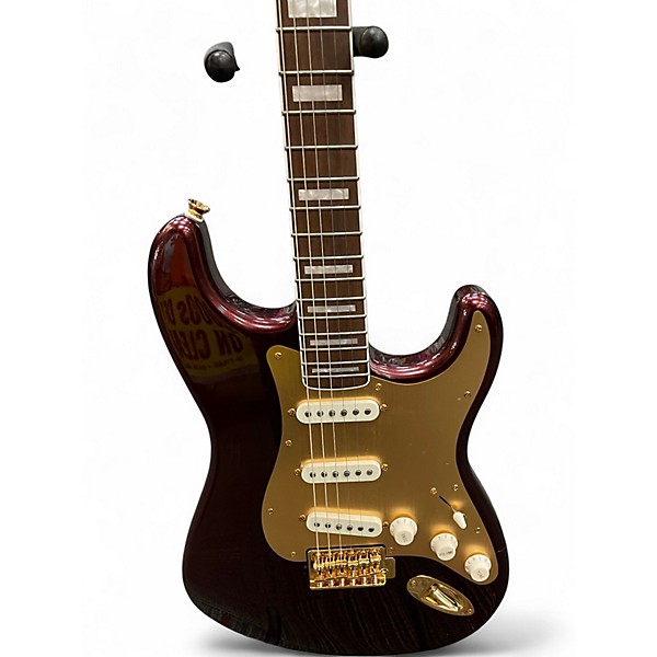 Used Squier 40th Anniversary Stratocaster Purple Solid Body Electric Guitar
