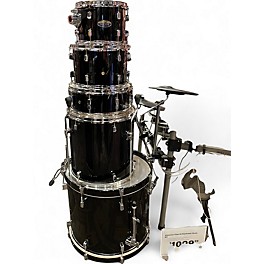 Used Pearl 5 Piece Decade Maple Black Drum Kit