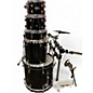 Used Pearl 5 Piece Decade Maple Black Drum Kit thumbnail