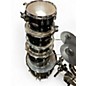 Used Pearl 5 Piece Decade Maple Black Drum Kit