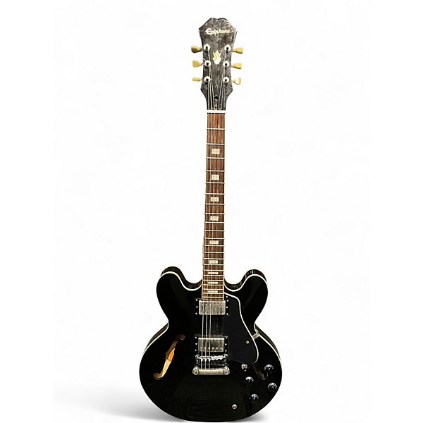 Used Epiphone DOT ES335 PRO Black Hollow Body Electric Guitar