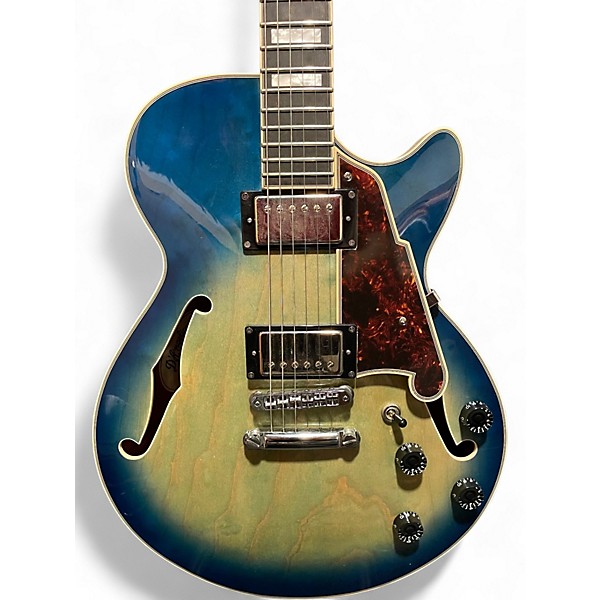 Used D'Angelico PREMIER SS BOARDWALK Blue Burst Hollow Body Electric Guitar