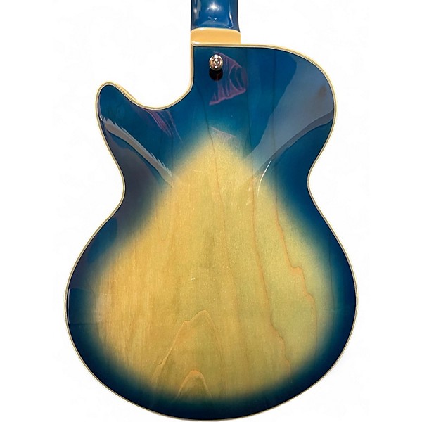 Used D'Angelico PREMIER SS BOARDWALK Blue Burst Hollow Body Electric Guitar