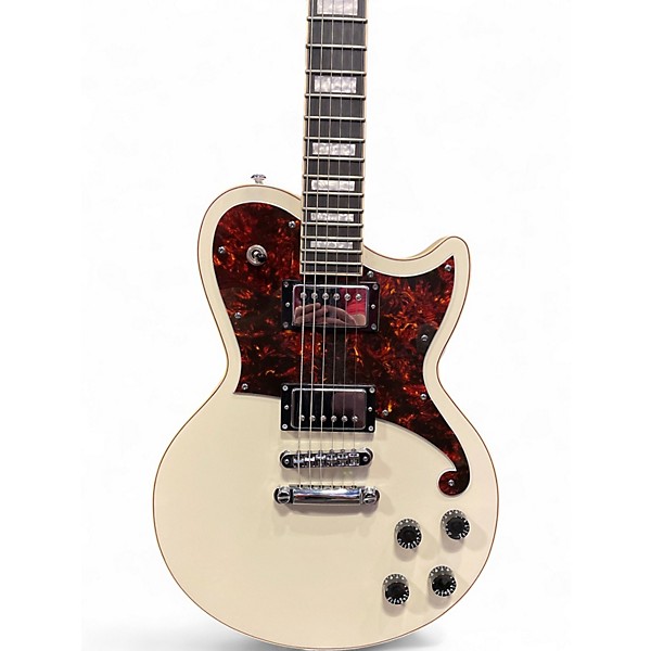 Used D'Angelico PREMIRE ATLANTIC White Solid Body Electric Guitar