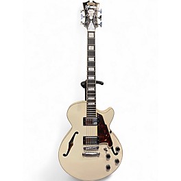 Used D'Angelico Premier Series SS White Hollow Body Electric Guitar