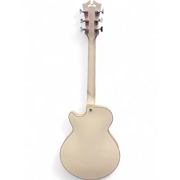 Used D'Angelico Premier Series SS White Hollow Body Electric Guitar