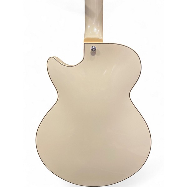 Used D'Angelico Premier Series SS White Hollow Body Electric Guitar
