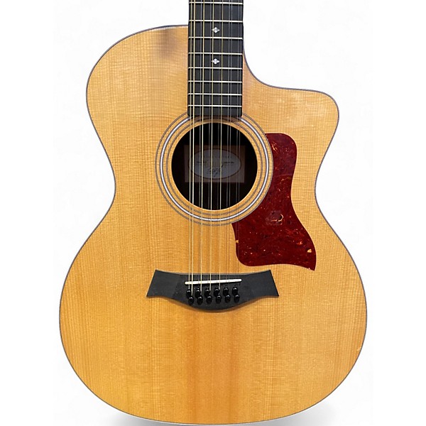 Used Taylor 254CEDLX Natural 12 String Acoustic Electric Guitar