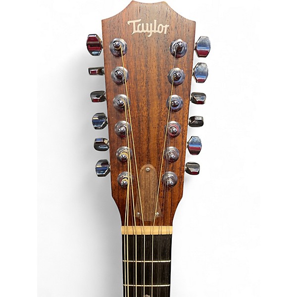 Used Taylor 254CEDLX Natural 12 String Acoustic Electric Guitar