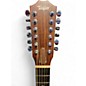 Used Taylor 254CEDLX Natural 12 String Acoustic Electric Guitar