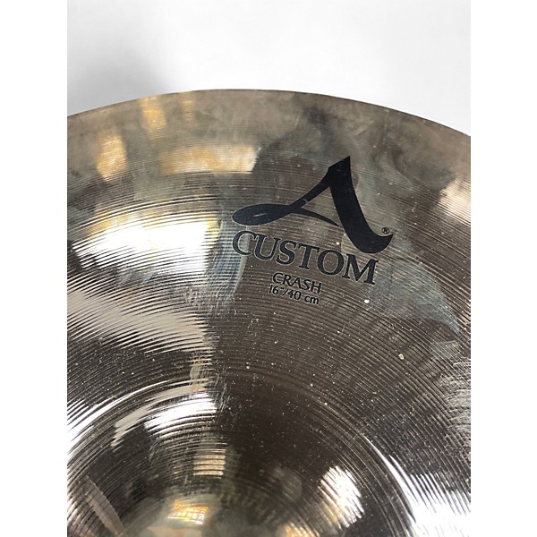 Used Zildjian 16in A Custom Crash Cymbal