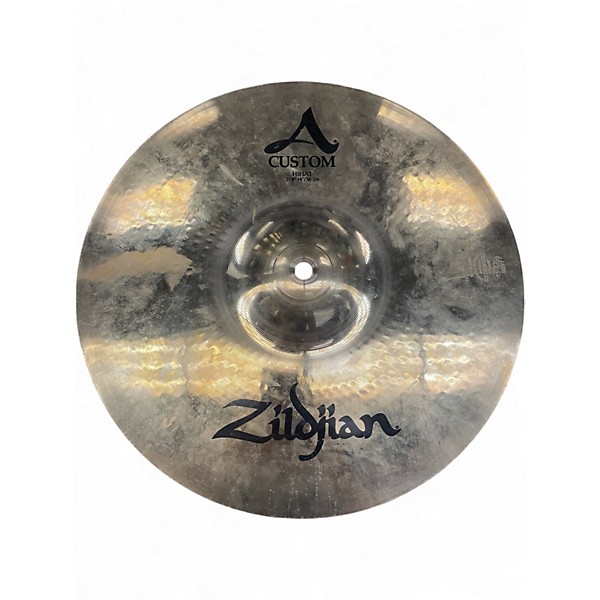 Used Zildjian 14in A Custom Hihat Pair Cymbal