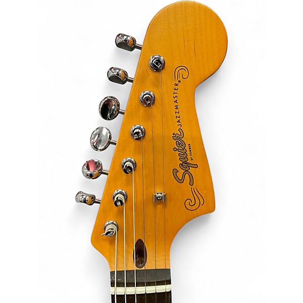 Used Squier J Mascis Jazzmaster Cream Solid Body Electric Guitar