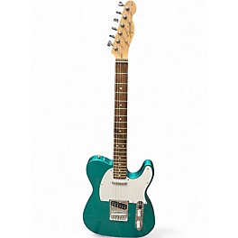 Used Squier Affinity Telecaster Green Solid Body Electric Guitar