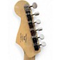 Used Squier Hello Kitty Stratocaster Single Hum Black With Kitty Pickguard White Solid Body Electric Guitar