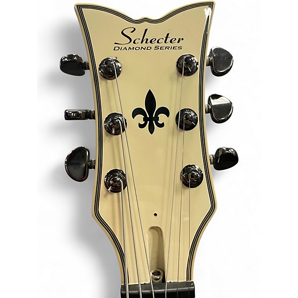 Used 2012 Schecter Guitar Research Blackjack ATX Solo 6 Olympic White Solid Body Electric Guitar