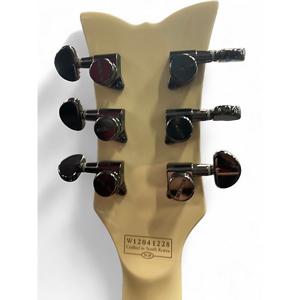 Used 2012 Schecter Guitar Research Blackjack ATX Solo 6 Olympic White Solid Body Electric Guitar