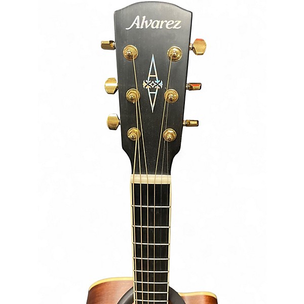 Used Alvarez AFH600CE Natural Acoustic Electric Guitar