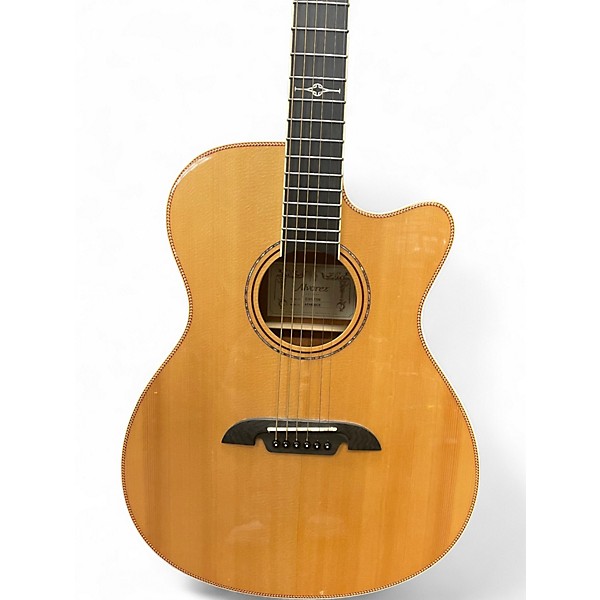 Used Alvarez AFH600CE Natural Acoustic Electric Guitar