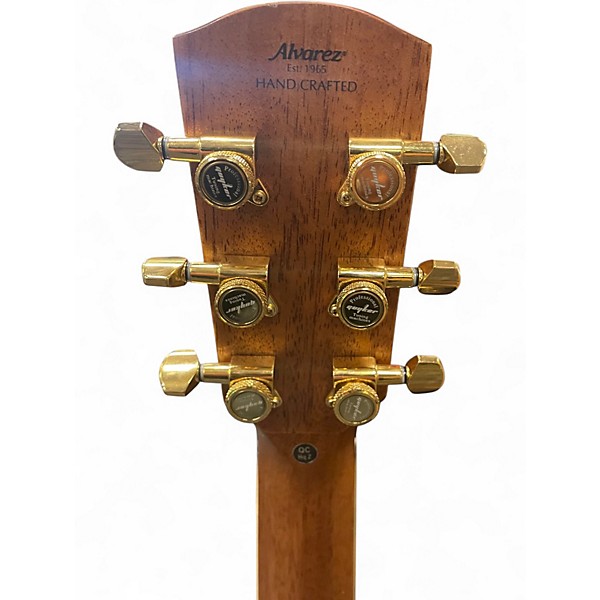 Used Alvarez AFH600CE Natural Acoustic Electric Guitar