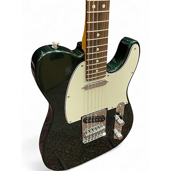 Used Fender Player II Telecaster Metallic Green Solid Body Electric Guitar