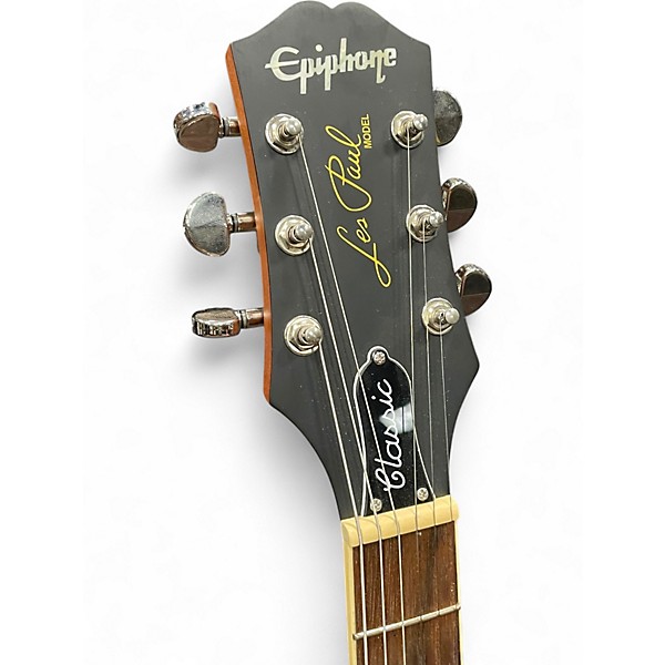 Used Epiphone Les Paul Classic Gold Top Solid Body Electric Guitar