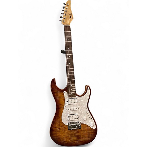 Used Suhr Standard Roasted Bengal Burst Natural Solid Body Electric Guitar