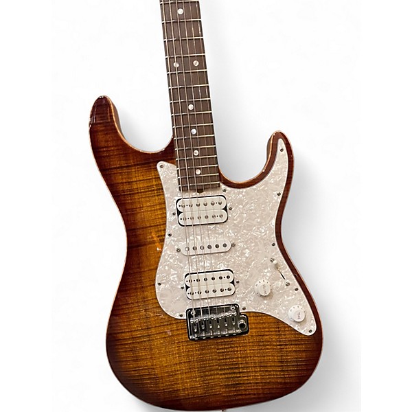Used Suhr Standard Roasted Bengal Burst Natural Solid Body Electric Guitar