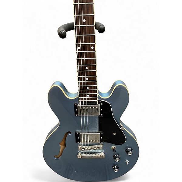 Used Epiphone 339 Ultra Blue Hollow Body Electric Guitar