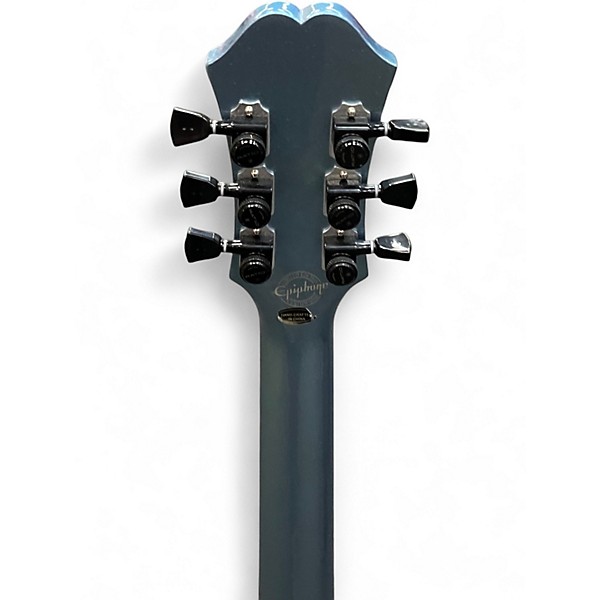 Used Epiphone 339 Ultra Blue Hollow Body Electric Guitar
