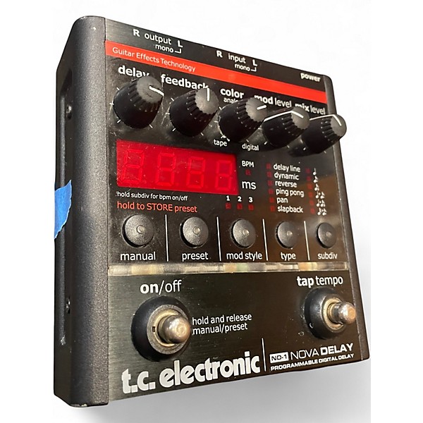 Used TC Electronic ND1 Nova Delay Effect Pedal