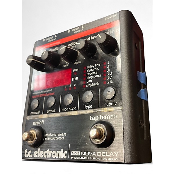 Used TC Electronic ND1 Nova Delay Effect Pedal