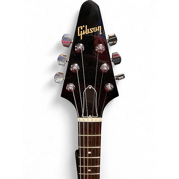 Used Gibson 80's Flying V Black Solid Body Electric Guitar