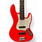 Used Squier Affinity Jazz Bass Red Electric Bass Guitar
