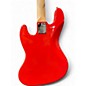 Used Squier Affinity Jazz Bass Red Electric Bass Guitar