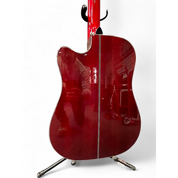 Used Takamine GD30CE Wine Red Acoustic Electric Guitar