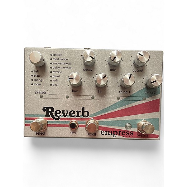 Used 2010s Empress Effects reverb Effect Pedal