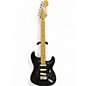 Used Fender American Standard Stratocaster Black Solid Body Electric Guitar thumbnail