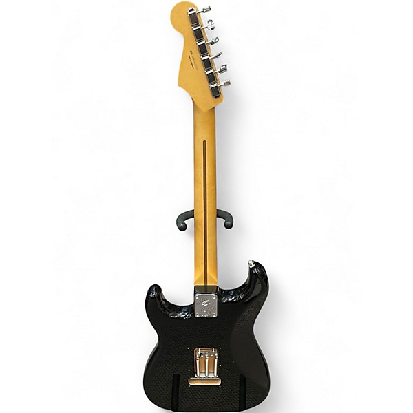 Used Fender American Standard Stratocaster Black Solid Body Electric Guitar