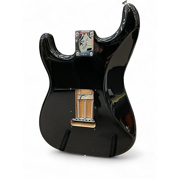 Used Fender American Standard Stratocaster Black Solid Body Electric Guitar