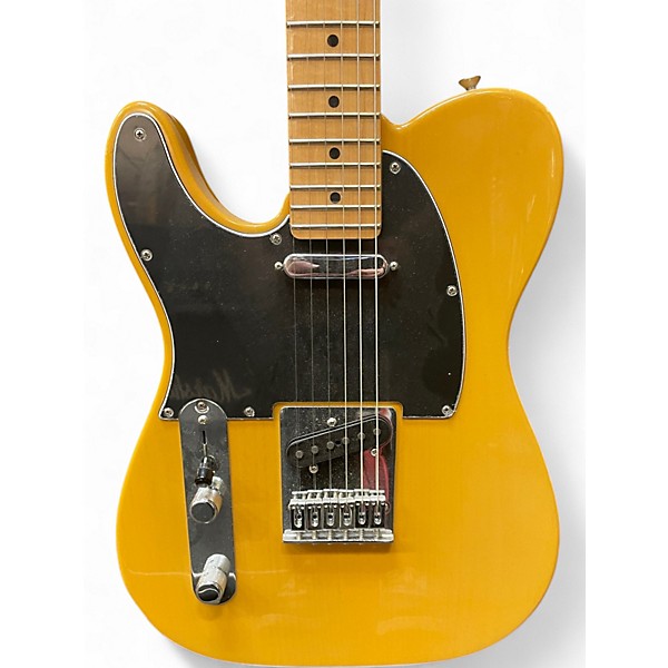 Used Fender Player Telecaster Left Handed Butterscotch Blonde Solid Body Electric Guitar