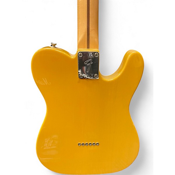 Used Fender Player Telecaster Left Handed Butterscotch Blonde Solid Body Electric Guitar