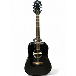 Used Guild D25 Black Acoustic Electric Guitar