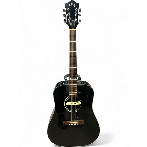 Used Guild D25 Black Acoustic Electric Guitar