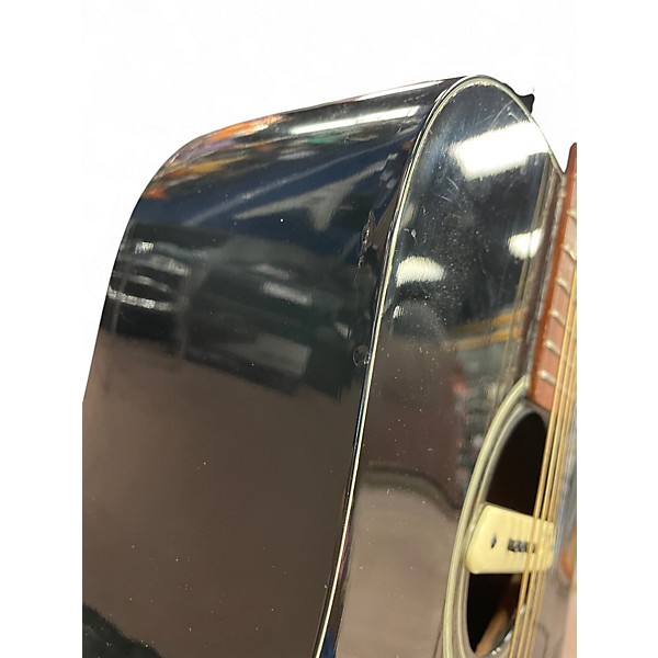 Used Guild D25 Black Acoustic Electric Guitar